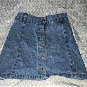 Forever 21 jean skirt